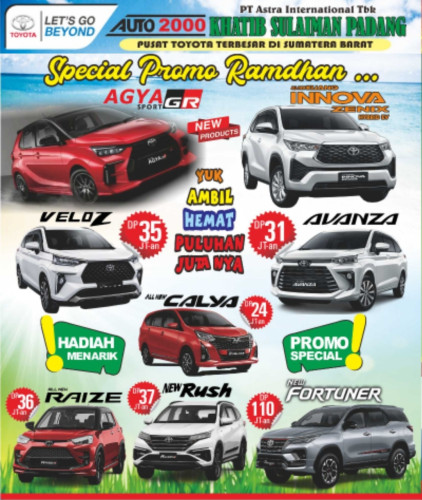 Promo Toyota Padang